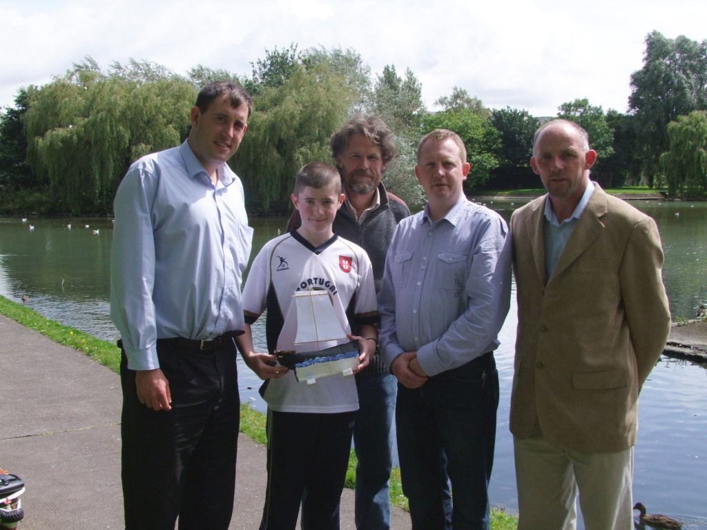 Overall winner David Good with Kieran & judges Padraig Dineen, Mervyn Horgan and Sean Kelly