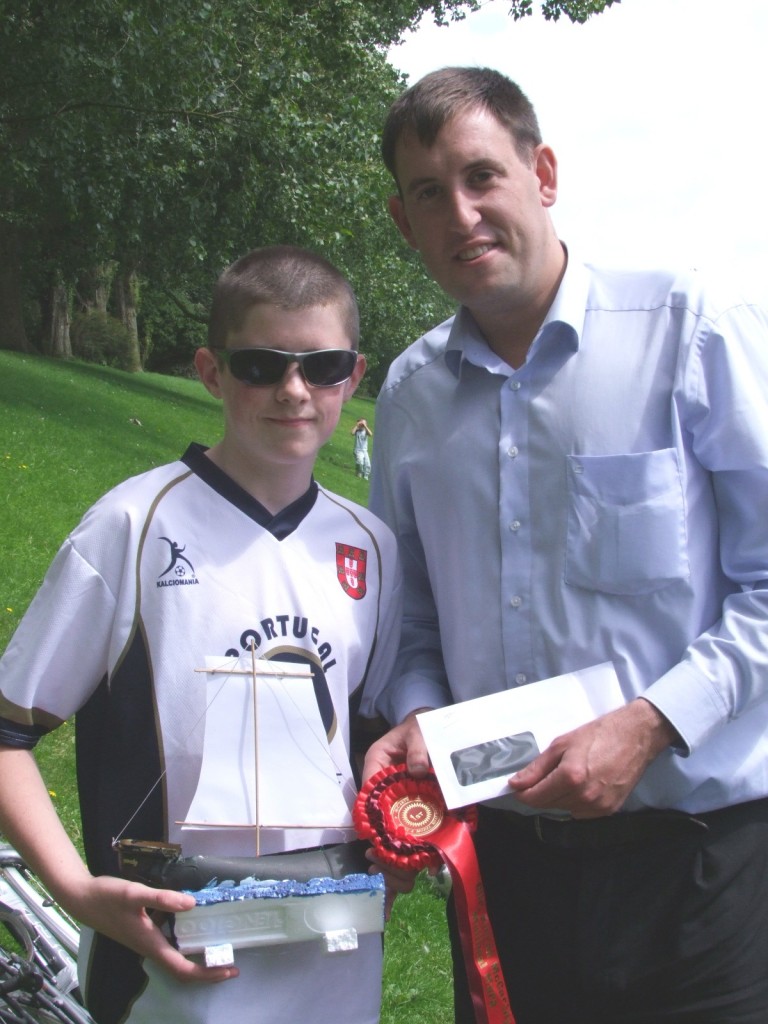 David Good, overall winner & Cllr. Kieran McCarthy, organiser