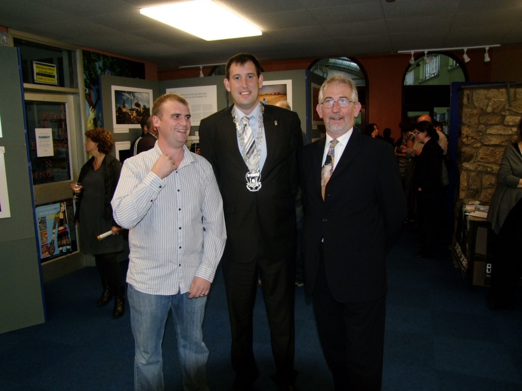 Mark Condren, photographer, Kieran & Jim Loughran of Frontline