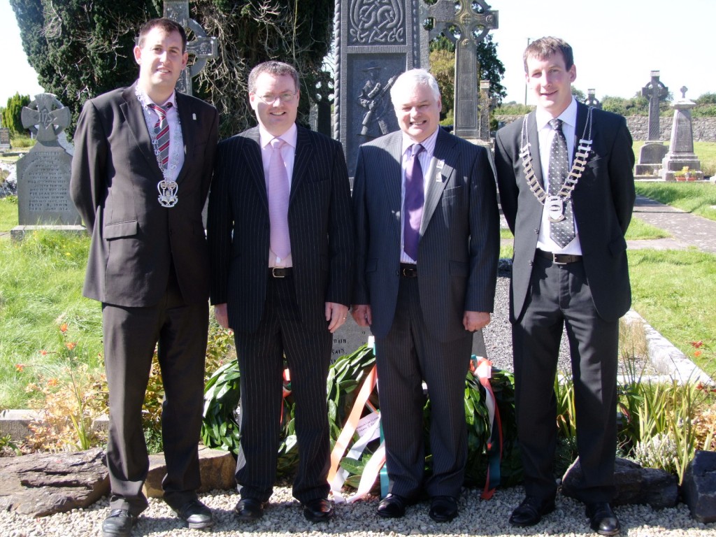 Kieran, Michael Moynihan TD, Frank O'Flynn & Deputy Mayor of County Cork, Cllr. Patrick O'Driscoll