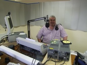 Donal Quinlan in action, Founder of Cork FM