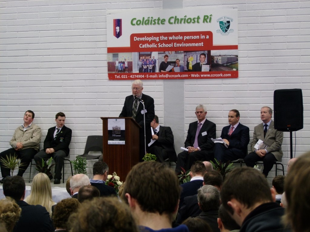 Sean Scully, one of the editors at the launch of Ri Connect