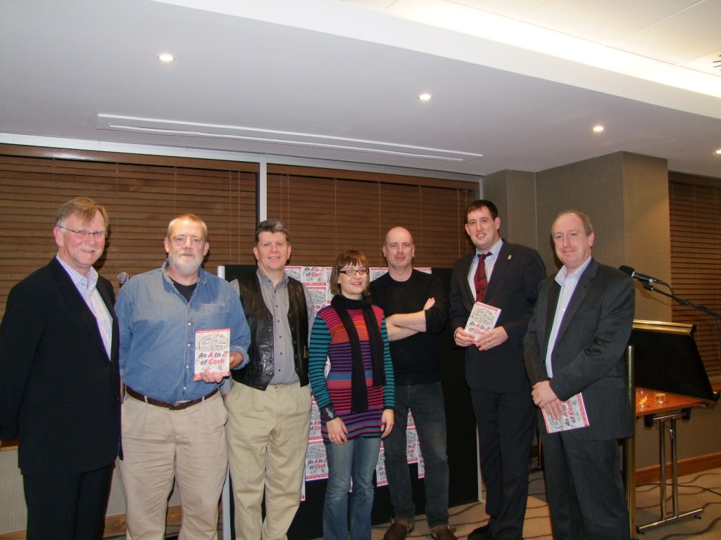 Readers of an A-Z Cork; Aidan Stanley, Gerry Murphy, Liam Ronayne, Nicki Ffrench Davies, Mark O' Sullivan, Kieran McCarthy & Maurice Gubbins