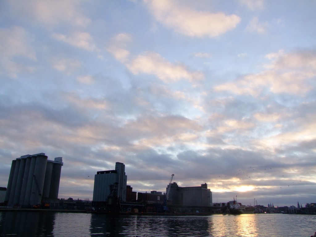 City quays and River Lee, January 2010