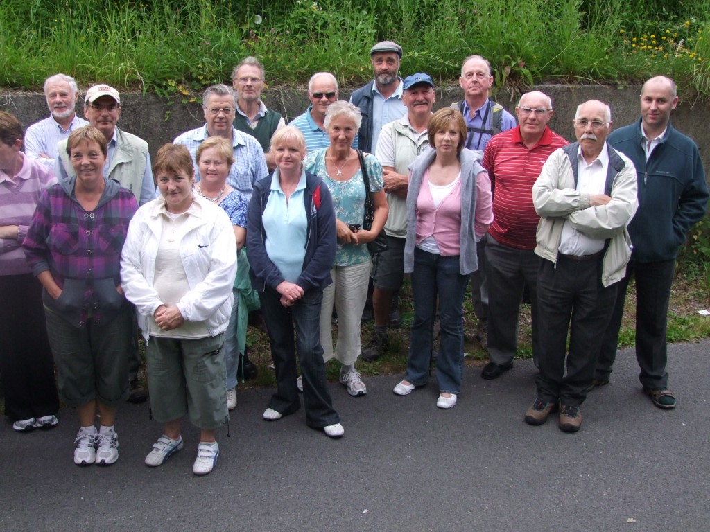 Participants, Historical walking tour down the former Cork Blackrock and Passage Railway Line, 29 June 2010