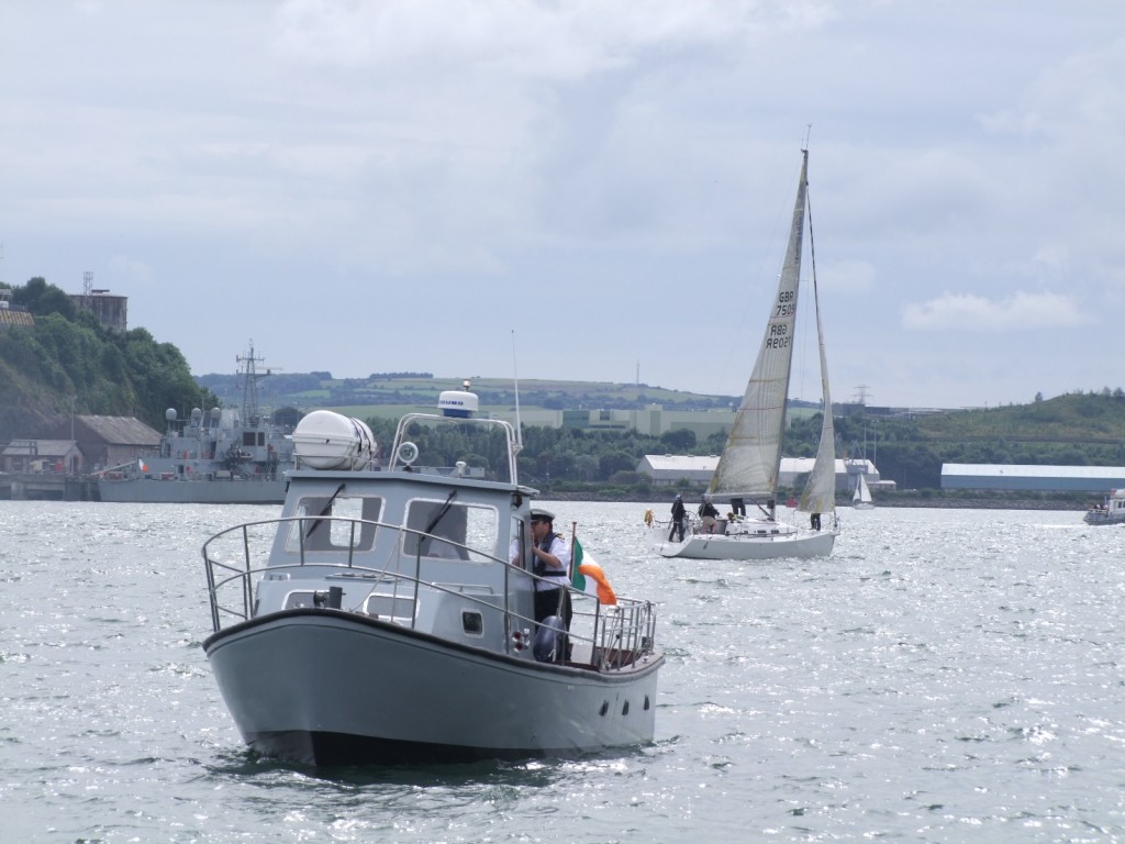 View of Cobh docks area, Spike Island handover, Irish government to Cork County Council, 11 July 2010