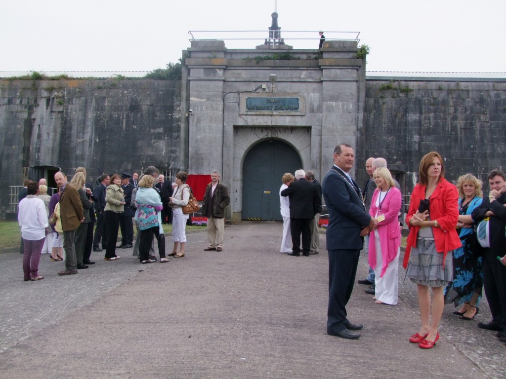 Entrance to Fort Mitchel, Spike Island handover, Irish government to Cork County Council, 11 July 2010