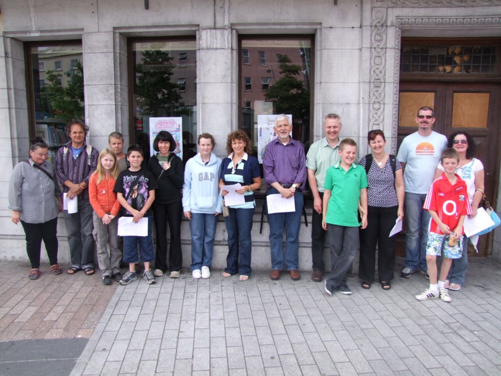 Kieran's heritage trail participants, Heritage Week, August 2010