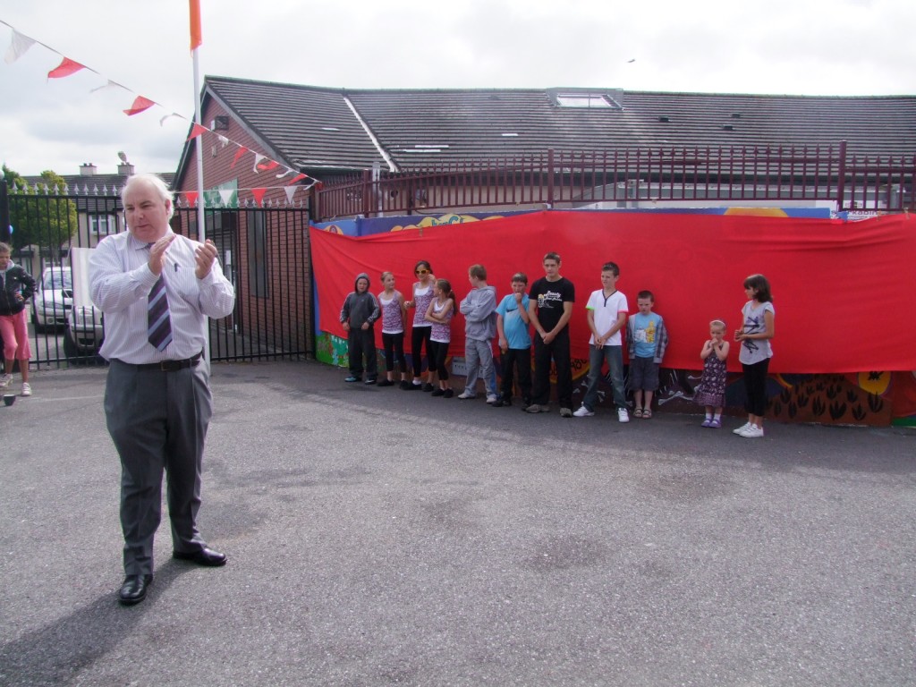 Chernobyl Mural Unveiling, Mahon Community Centre, 3 August 2010