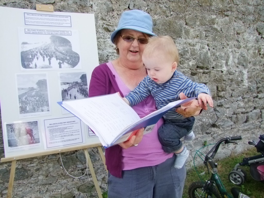 Ballincollig Military Graveyard, formerly attached to a military barracks, open 22 August 