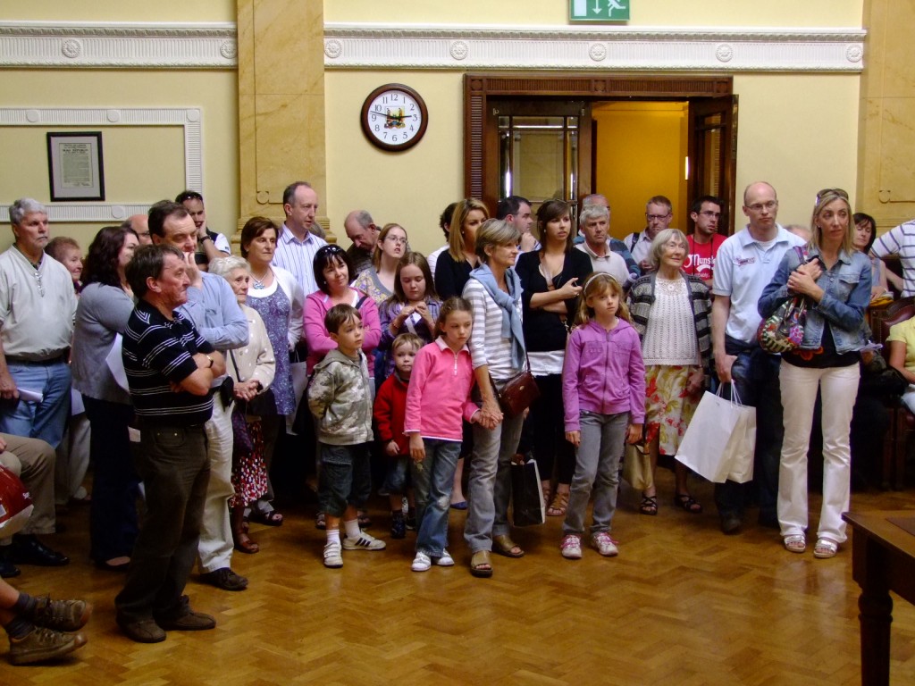 City Hall tour, Council Chamber, 28 August 2010