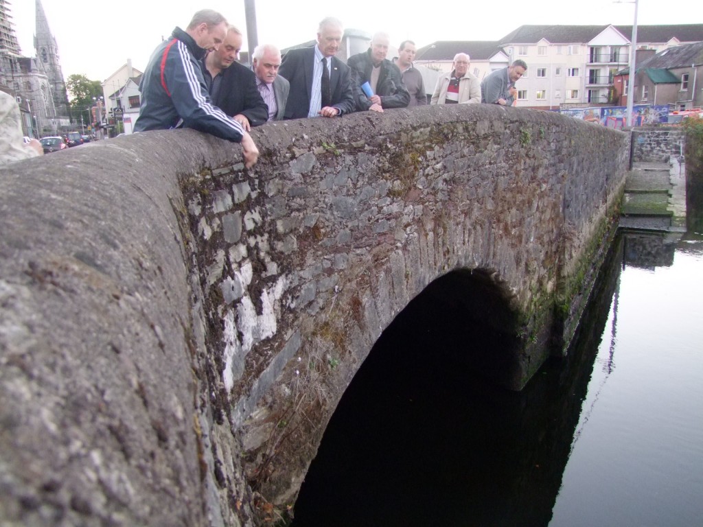 South Parish historical trail launch, Frenches Quay culvert, 16 September 2010