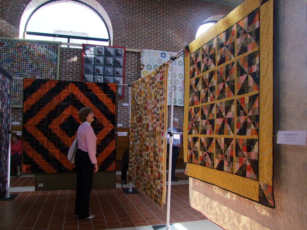 Quilt works at the Irish Quilt Work Exhibition, CIT, 4 September 2010