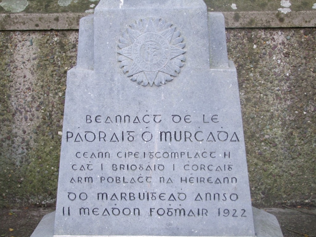 559a. Inscription on Patrick Murphy Civil War memorial, Leemount, Cork
