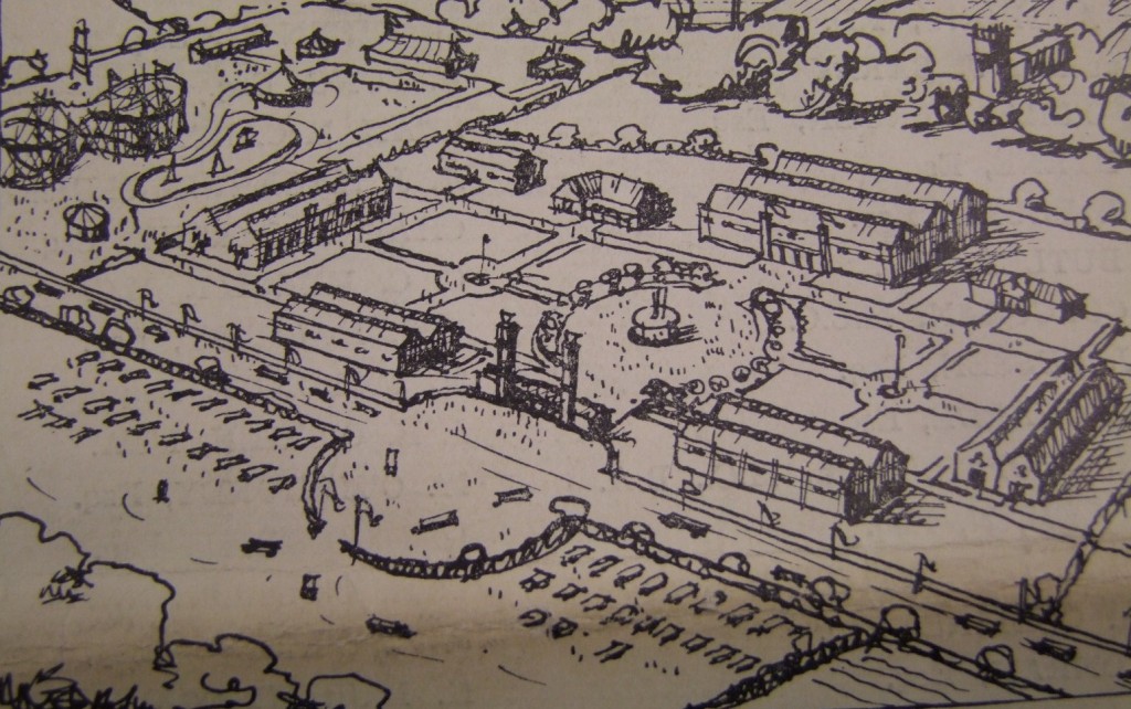 564a. Rough plan of grounds of Irish Industrial and Agricultural Fair, 1932, Cork