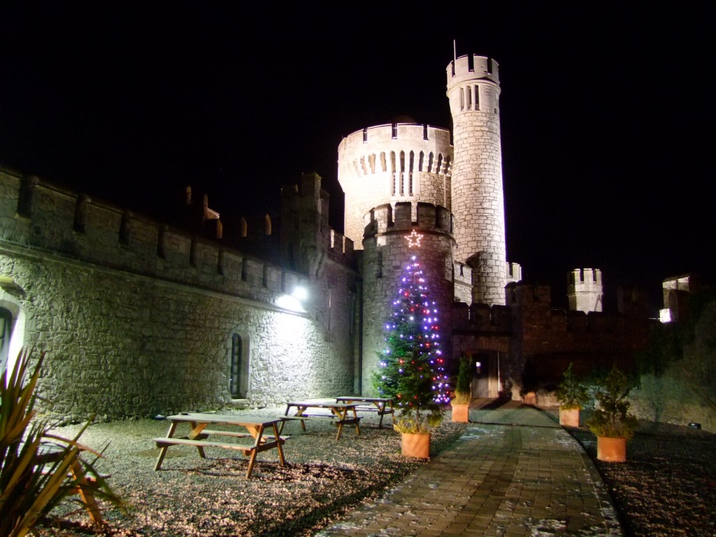 Blackrock Castle, Cork, with Christmas Tree, 2 December 2010