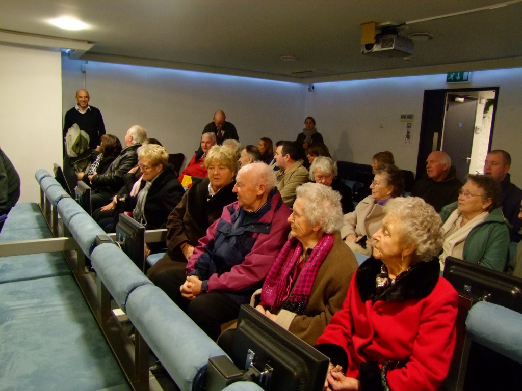 Launch of "A Brief History of Mahon", short documentary at Blackrock Castle Audience, Cork, 2 December 2010