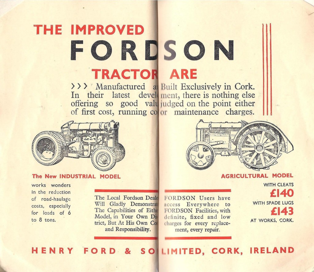 568a. Ad for Fordson tractor, 1932