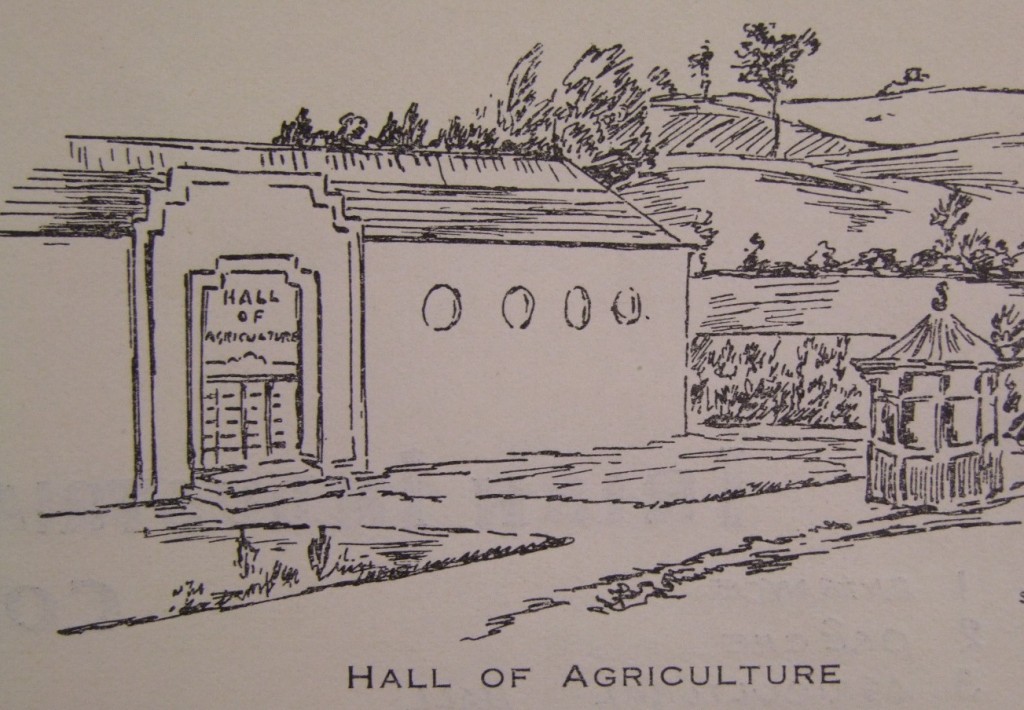 572b. Sketch of Agricultural Hall, Irish Industrial and Agricultural Fair, 1932, Straight Road, Cork