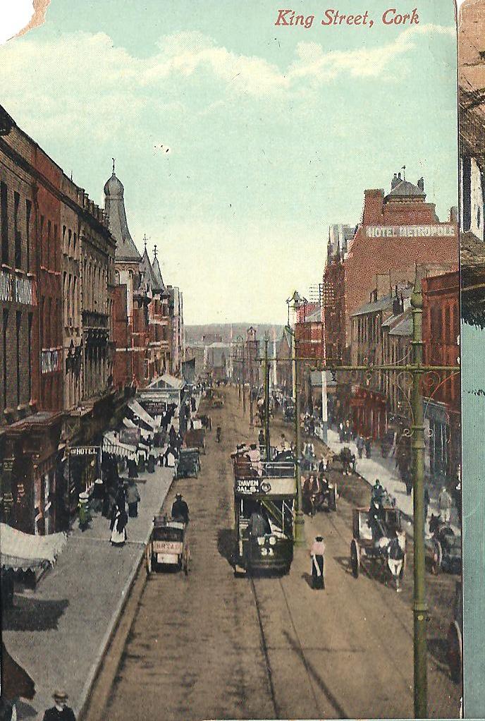 573b. Electric tram, King Street, Cork