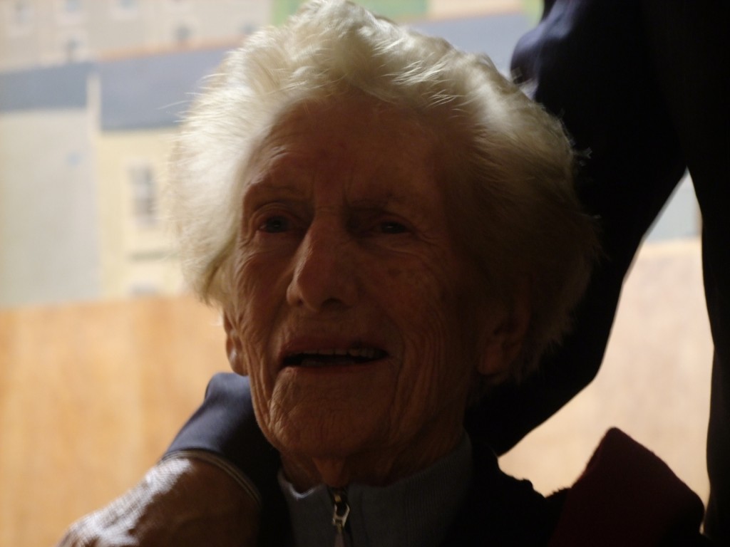 Liam's mother, Mrs. McCarthy, guest artist, Ballinlough over 60s, 16 February 2011