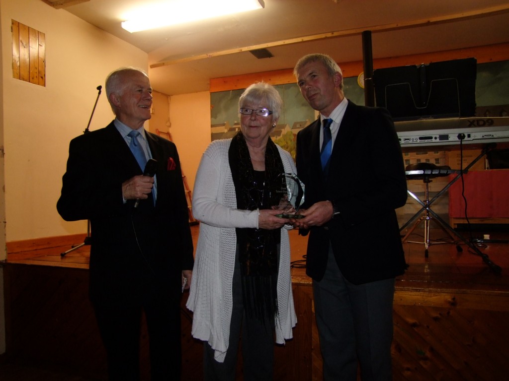 Mary O'Donavan, prize winner, Ballinlough over 60s