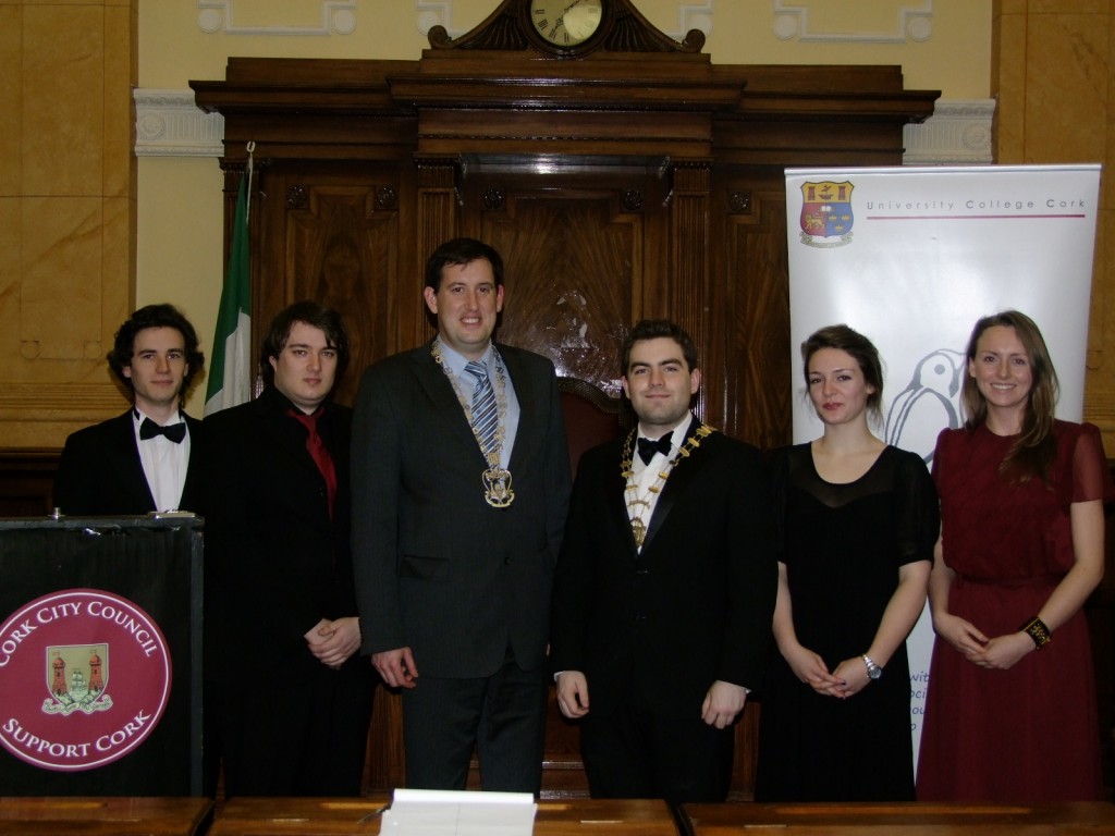 Kieran McCarthy & UCC Philosophical Society, Lord Mayor's Gold Medal Debate, March 2011