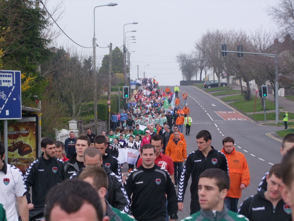 Crowd, Walk of Dreams Cork, John Giles Foundation, March 2011