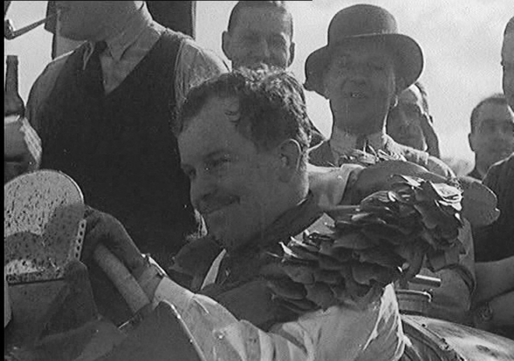 584a. Reginald Ellis Tongue winning the Cork Motor Race, Carrigrohane Straight Road, 1936