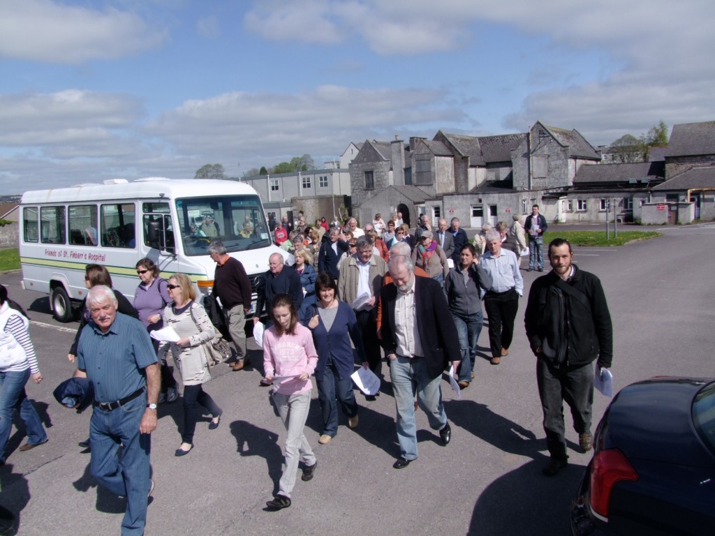 Historical walking tour with Cllr Kieran McCarthy, St. Finbarr's Hospital, Cork, 16 April 2011