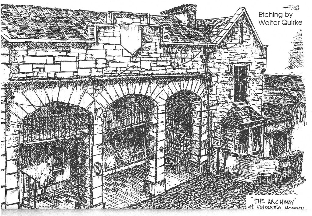 586a. Sketch of former workhouse building, St. Finbarr's Hospital, Cork