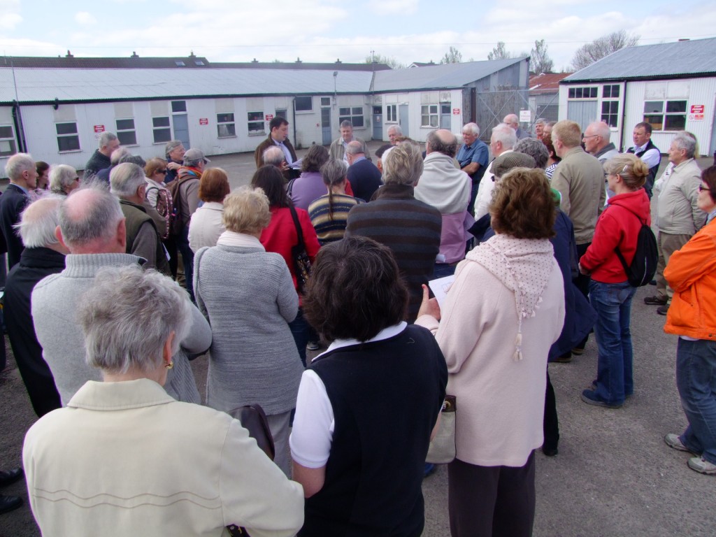 Historical walking tour with Cllr Kieran McCarthy, St. Finbarr's Hospital, Cork, 16 April 2011