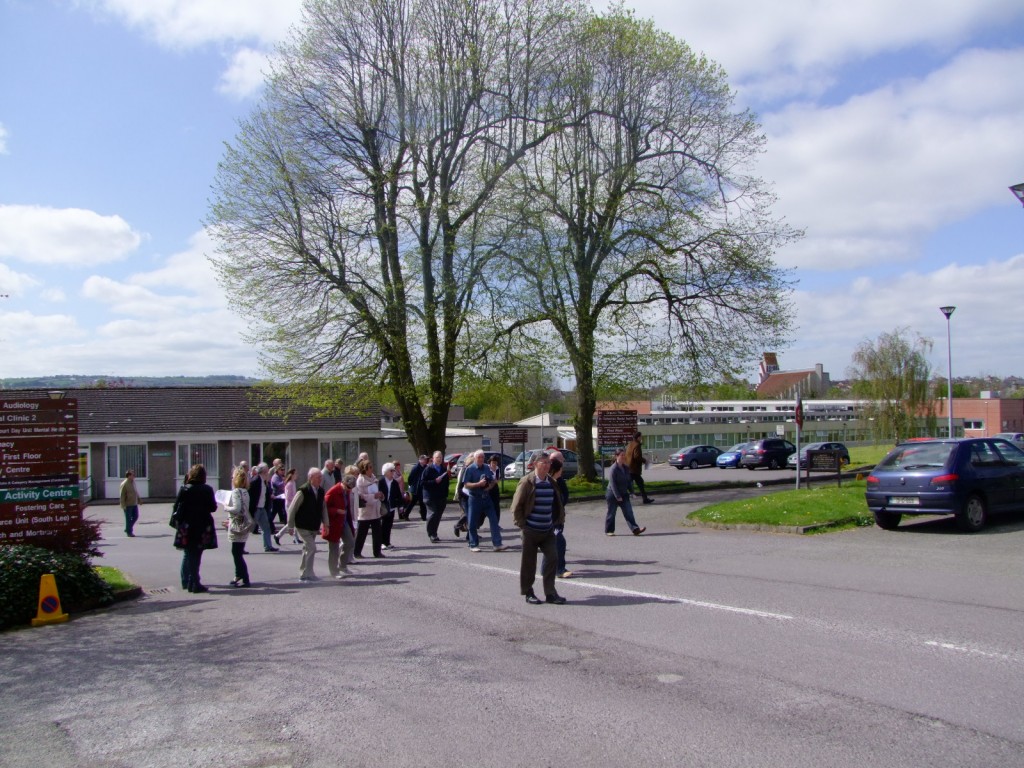 Historical walking tour with Cllr Kieran McCarthy, St. Finbarr's Hospital, Cork, 16 April 2011