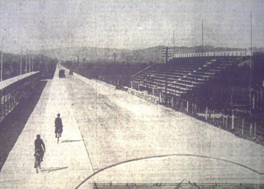 590b. Grand Stand and Pits nearing completion, Carrigrohane Straight Road, Cork, 1938