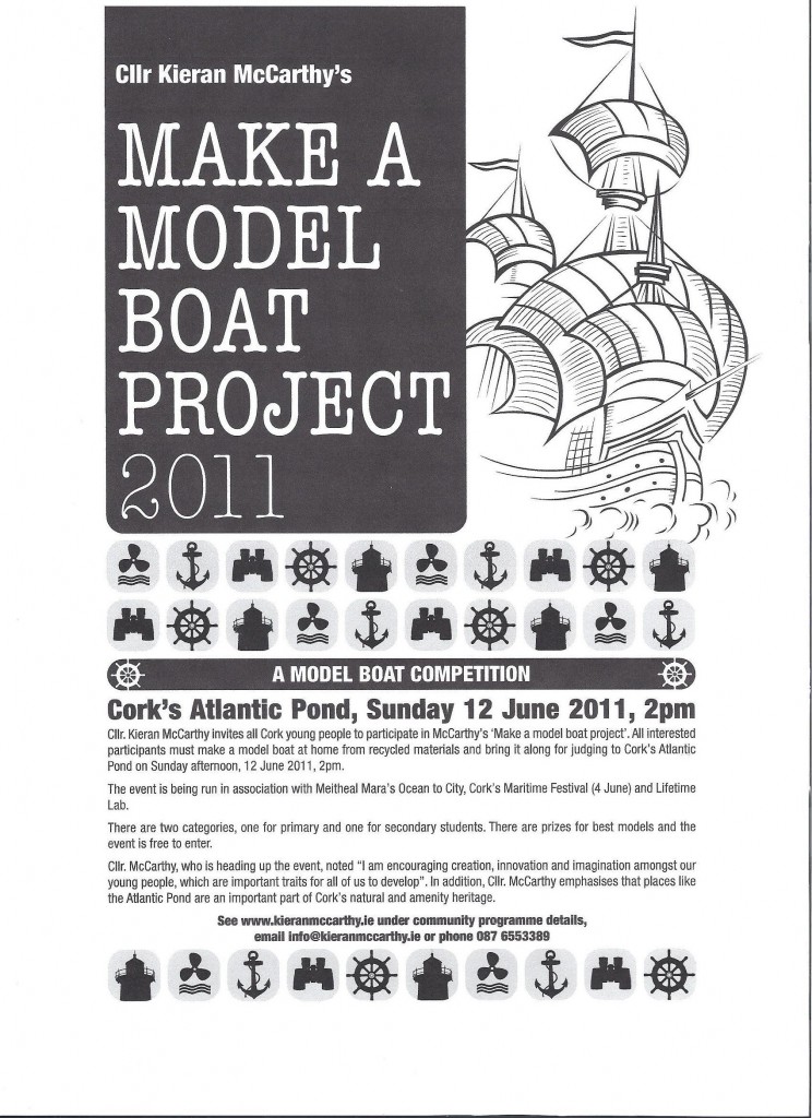 Cllr. Kieran McCarthy's 'Make a Model Boat Project', 2011