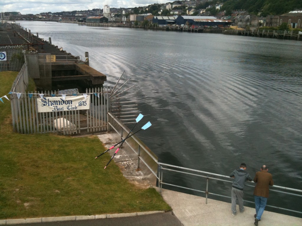 View of River Lee from Shandon Boat Clubhouse, 11 June 2011