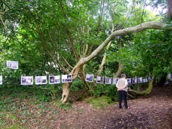 609b. Voices of the Lee Valley historical exhibition by Kieran McCarthy at Gougane Barra in September 2011