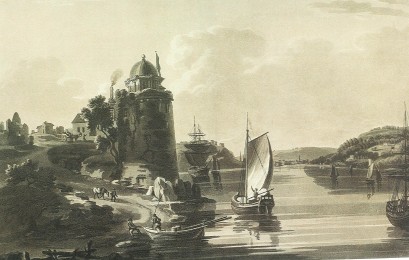 Blackrock Castle in the early 1800s from the Crawford Art Gallery collection