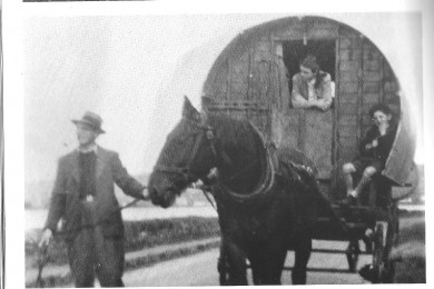 619b Sean O Faolain with family touring West Cork in 1946