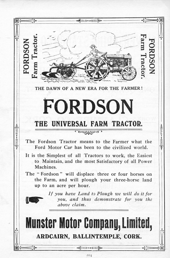 862a. Fordson advertisement, 1919