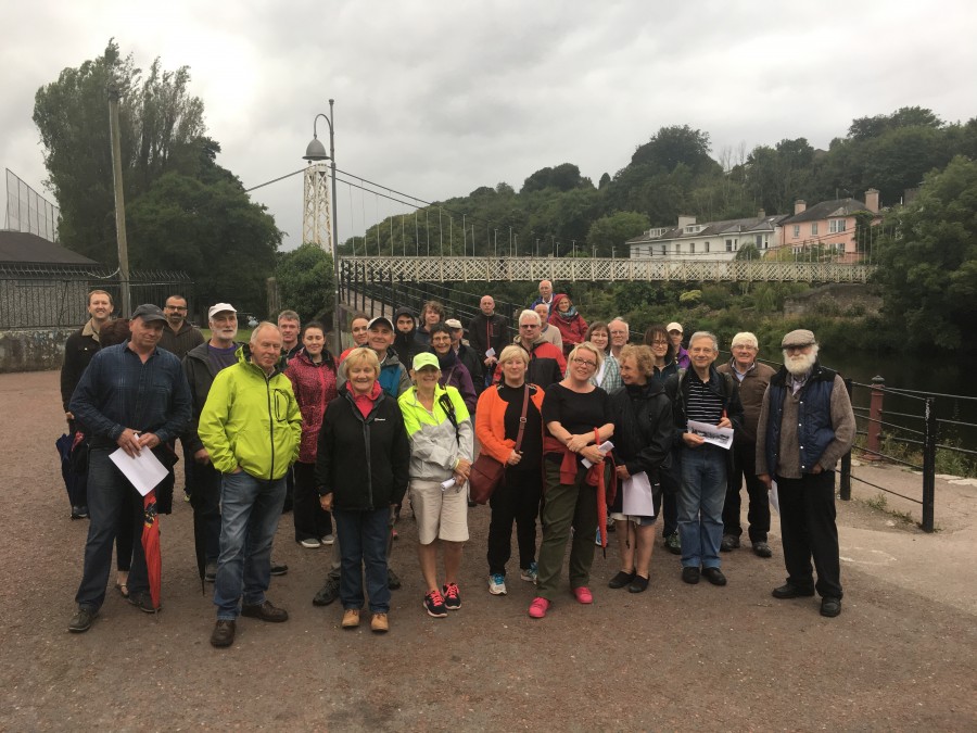 Group on Kieran’s historical walking tour of Sunday's Well, July 2017