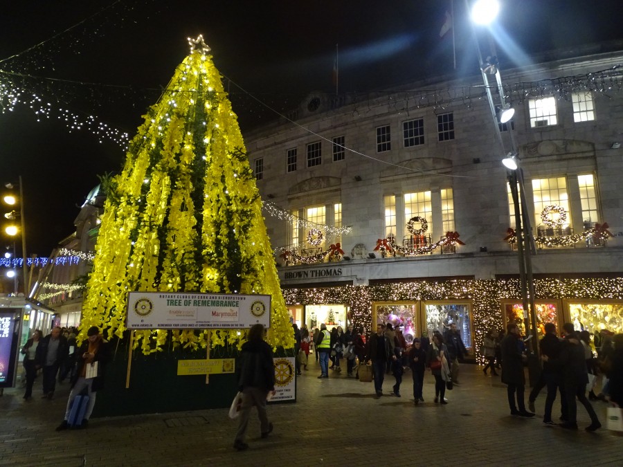 Christmas in Cork City, St Patrick's Street, December 2017