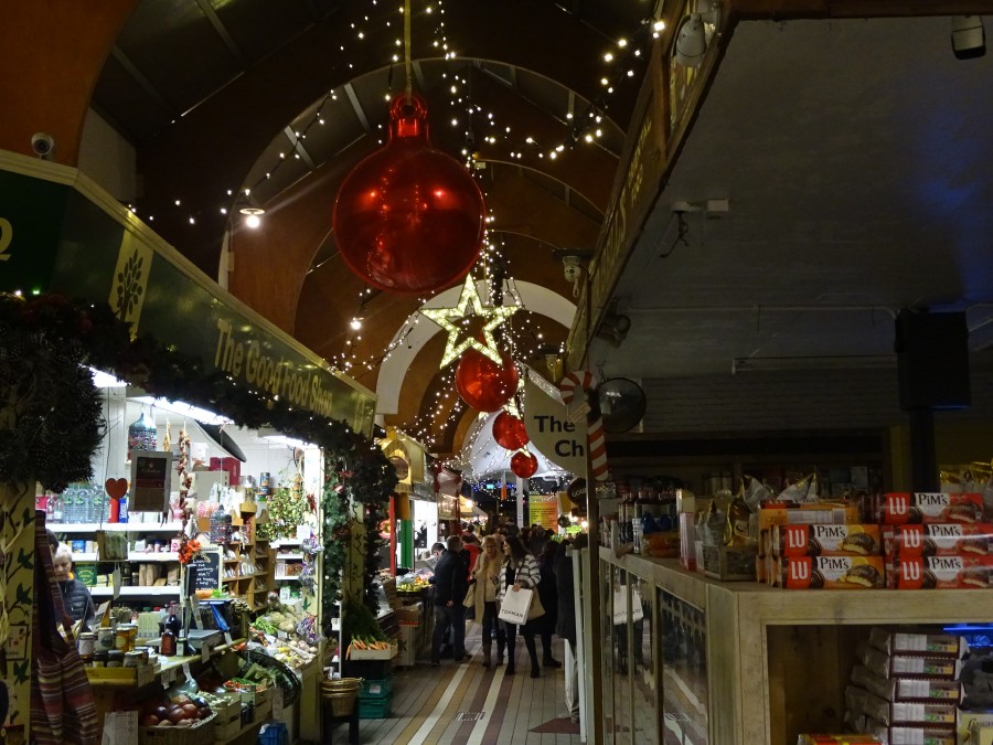 Christmas in Cork City, English Market, December 2017