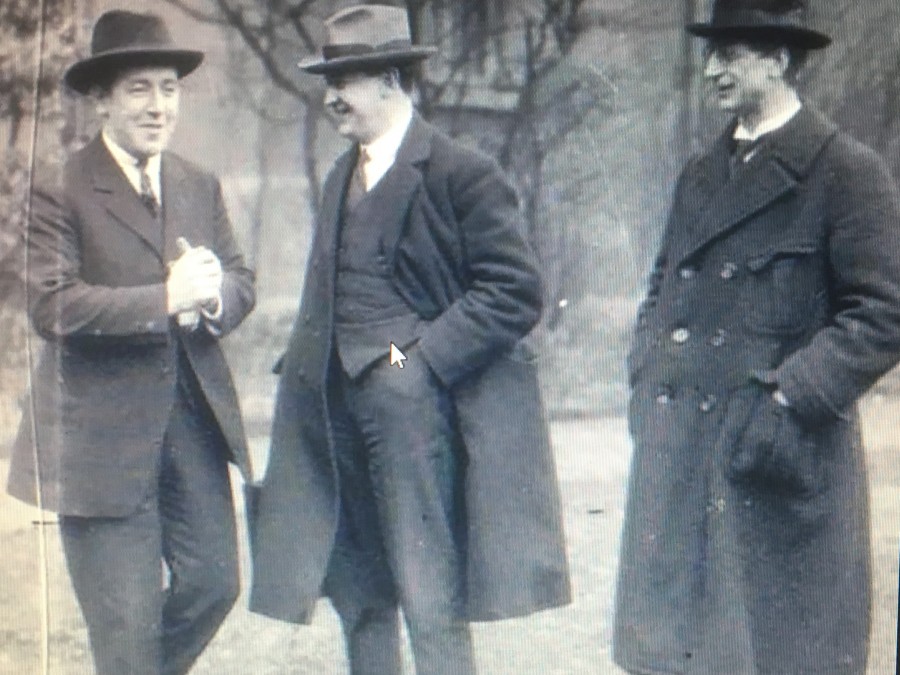 925b. Harry Boland, Michael Collins & Eamon deValera, c.1919