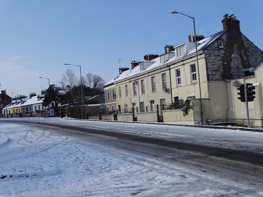 Summerhill South, Snow on the ground, Cork City, 1 March 2018