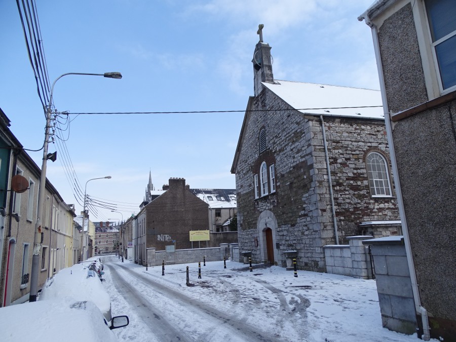 South Chapel, Snow on the ground, Cork City 1 March 2018