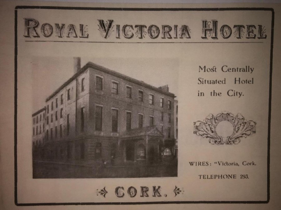 1024a. Advertisement for Royal Victoria Hotel, 1919