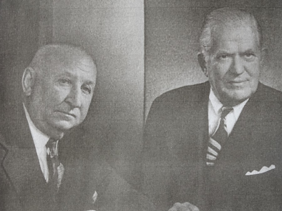 1047a. Emmet McCormack & Albert Moore of Moore McCormack Shipping Lines, c.1920 b
