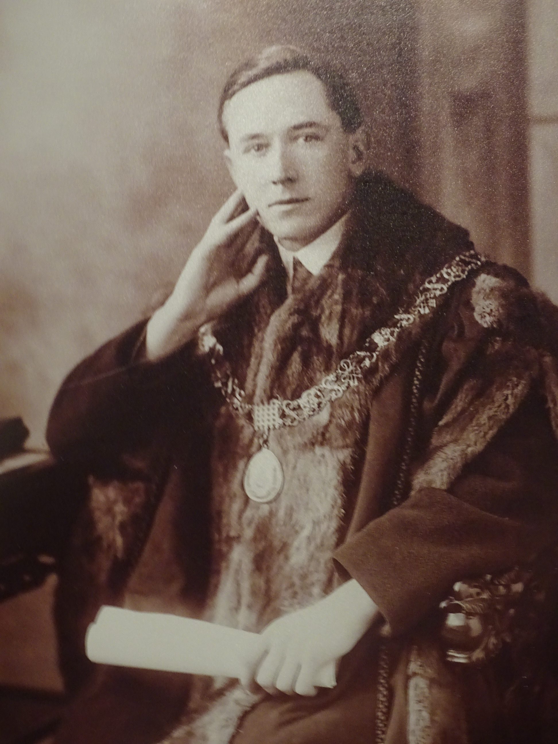 1083a. Lord Mayor of Cork Cllr Donal Óg O'Callaghan, 1920 (source: Cork Public Museum).