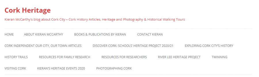 Cork Heritage Website by Kieran McCarthy